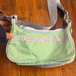 Green and blue Women's Shoulder Bag